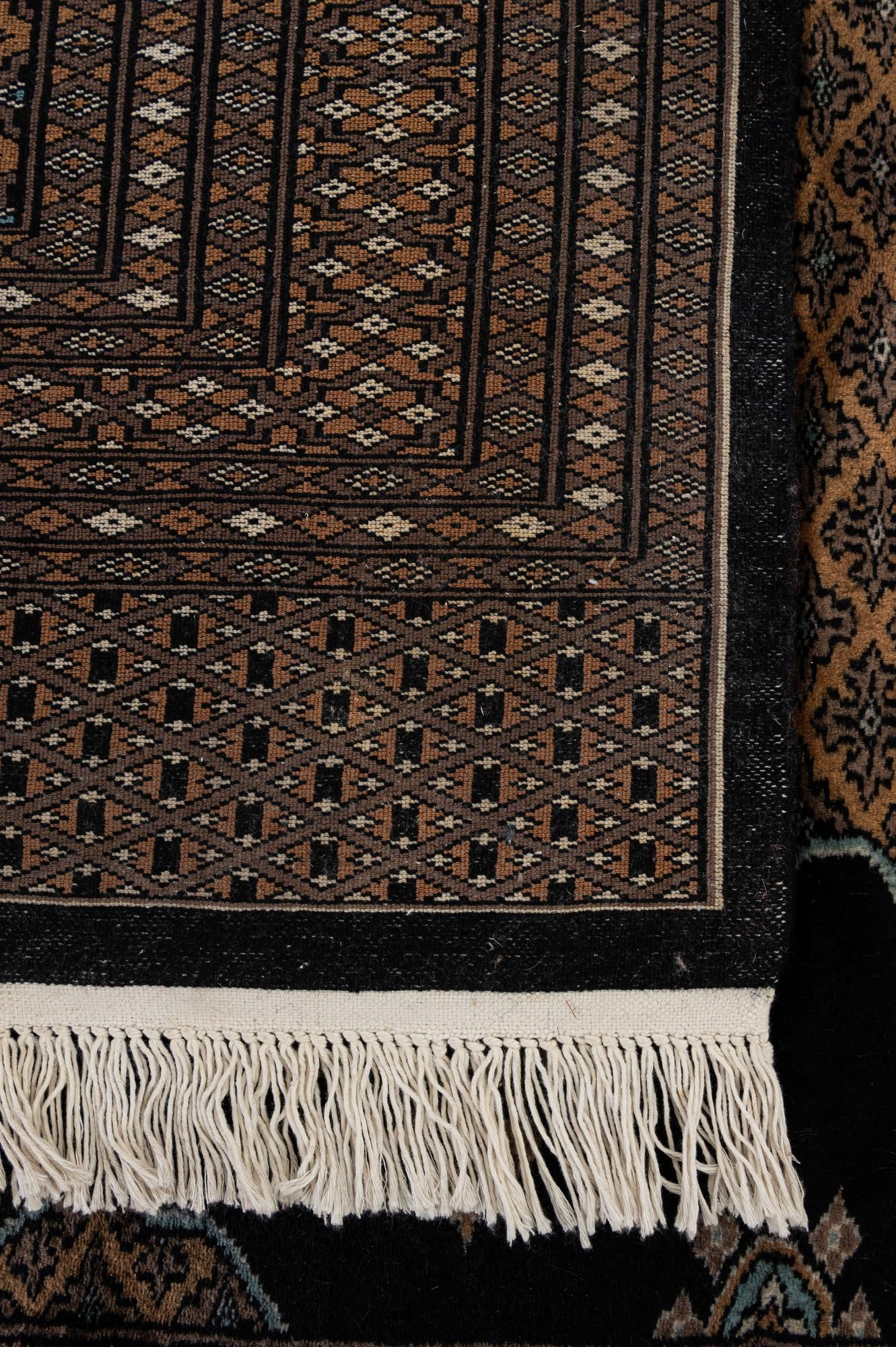 4' 2 x 6' 5 Hand Knotted Bokhara Oriental Wool Rug