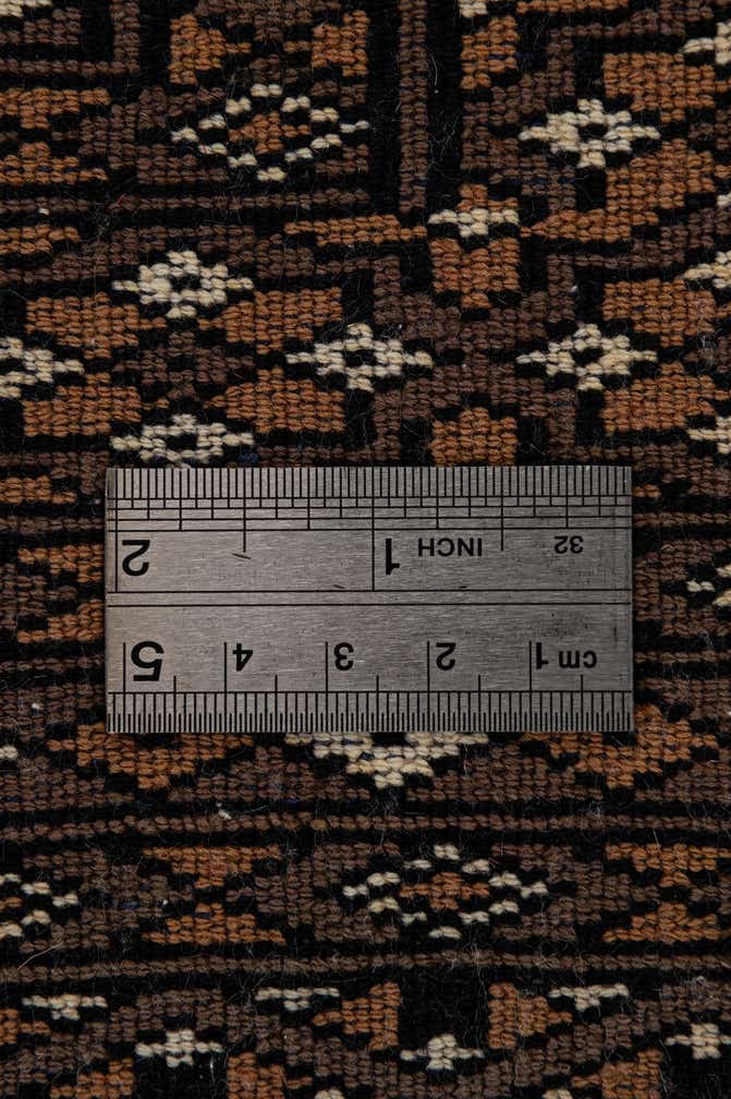 4' 2 x 6' 5 Hand Knotted Bokhara Oriental Wool Rug