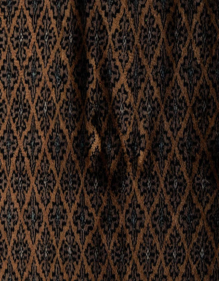 Detail image of 4' 2 x 6' 5  Hand Knotted Bokhara Oriental Wool Rug