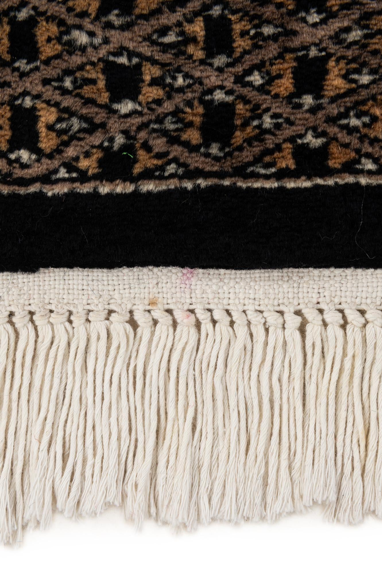 4' 2 x 6' 5 Hand Knotted Bokhara Oriental Wool Rug