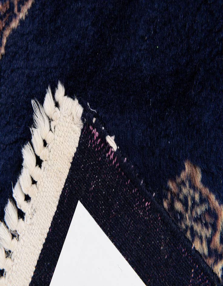 Detail image of 6' x 8' 7  Hand Knotted Bokhara Oriental Rug