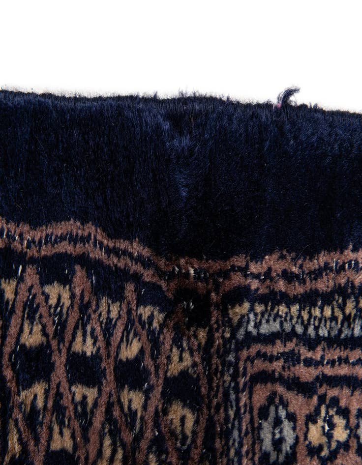 Detail image of 6' x 8' 7  Hand Knotted Bokhara Oriental Rug