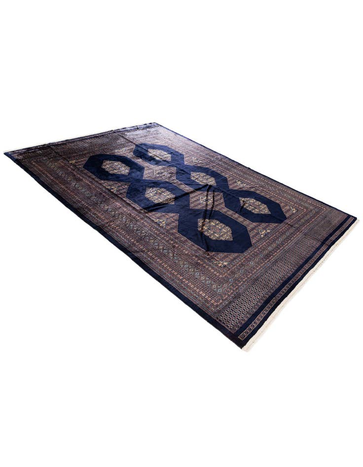 Detail image of 6' x 8' 7  Hand Knotted Bokhara Oriental Rug