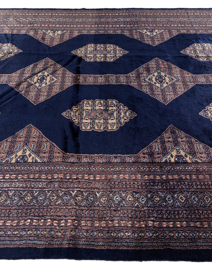 Detail image of 6' x 8' 7  Hand Knotted Bokhara Oriental Rug