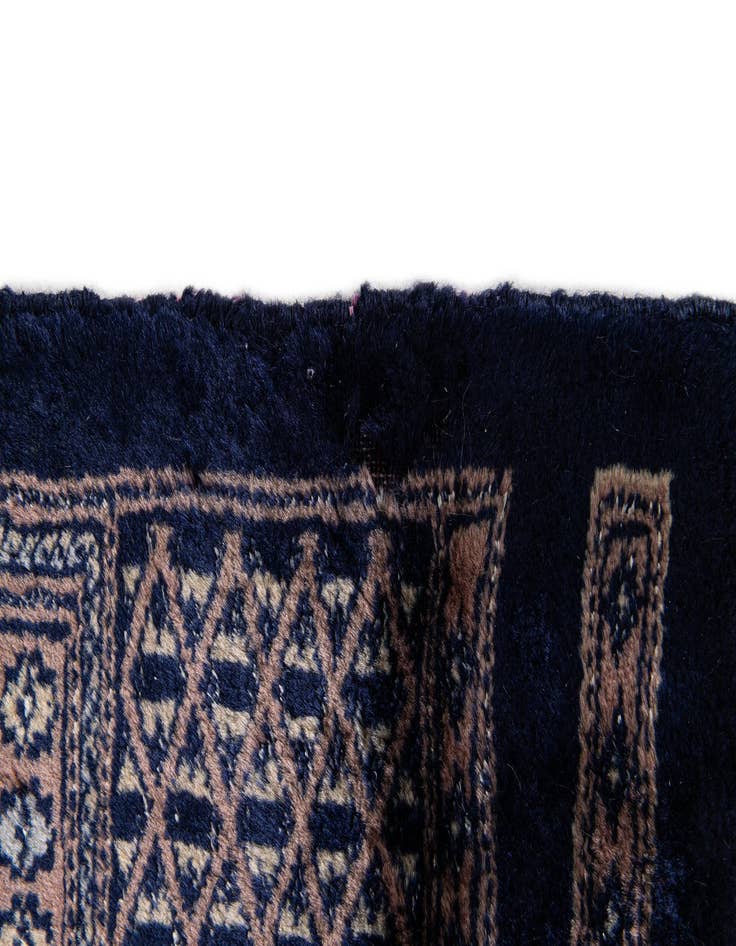 Detail image of 6' x 8' 7  Hand Knotted Bokhara Oriental Rug