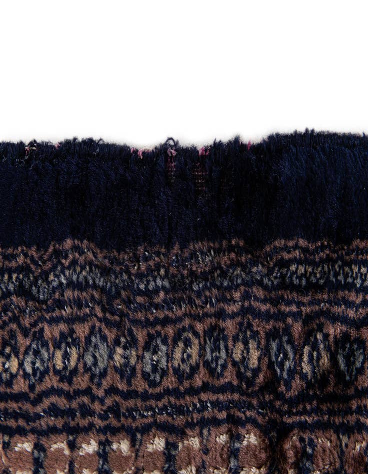 Detail image of 6' x 8' 7  Hand Knotted Bokhara Oriental Rug