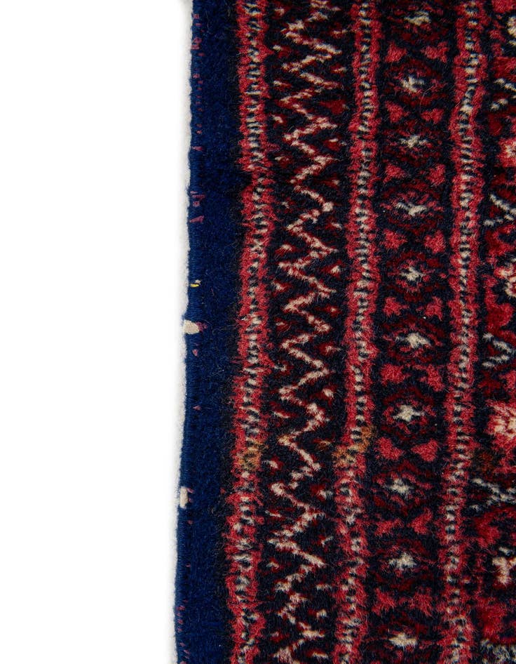 Detail image of 6' 2 x 9' 3  Hand Knotted Bokhara Oriental Wool Rug