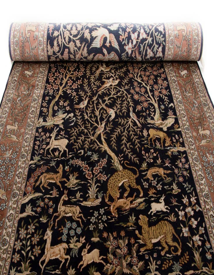 Detail image of 3' 1 x 5' 1 China Silk Rug