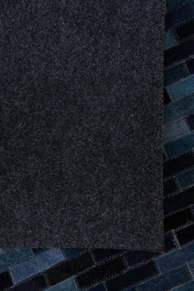 Detail image of 5' 2 x 8' Cowhide Leather Rug