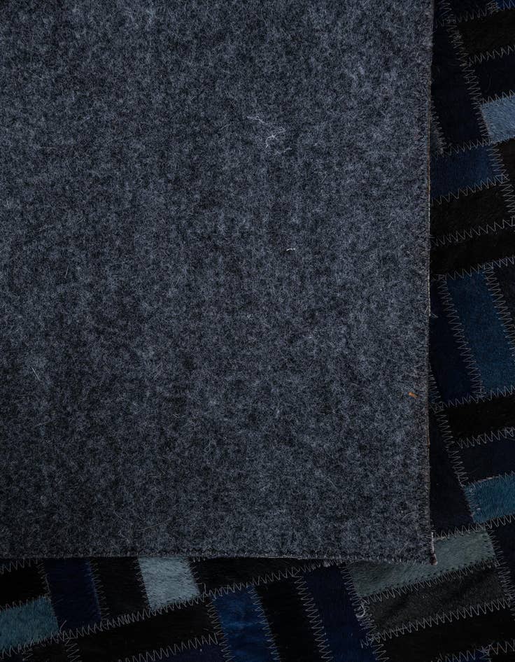 Detail image of 5' 1 x 7' 10 Cowhide Leather Rug