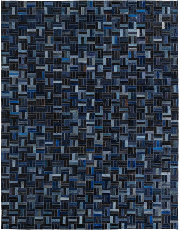 Detail image of 5' 1 x 7' 10 Cowhide Leather Rug