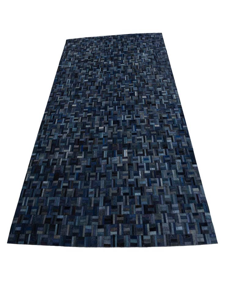 Detail image of 8' x 9' 9 Cowhide Leather Rug