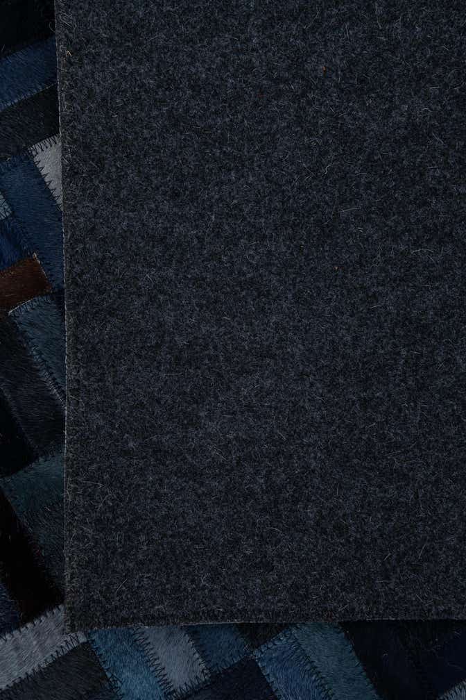 8' x 9' 9 Cowhide Leather Rug