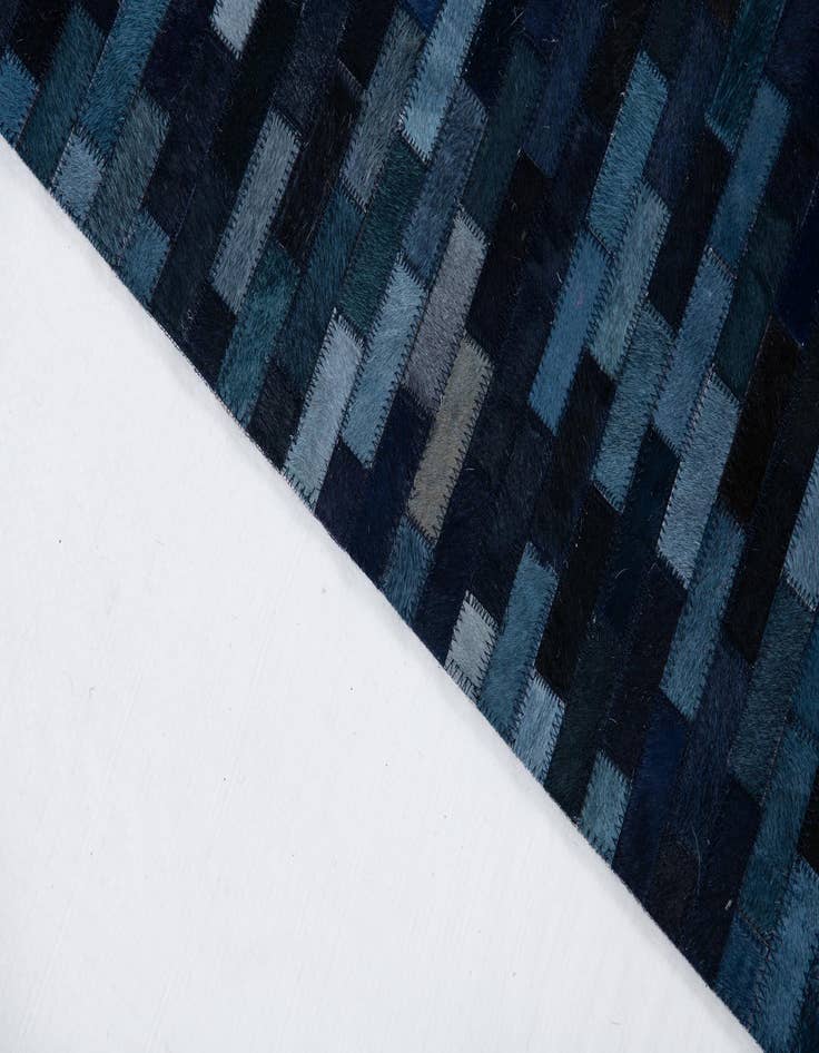 Detail image of 5' 1 x 8' 1 Cowhide Leather Rug