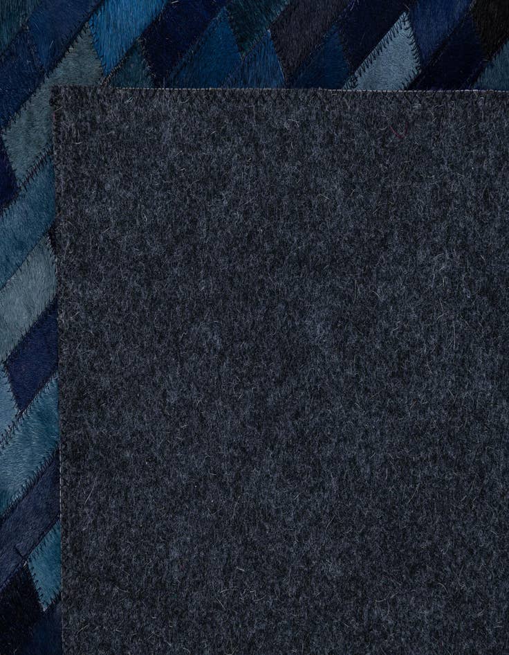 Detail image of 8' 1 x 10' Cowhide Leather Rug