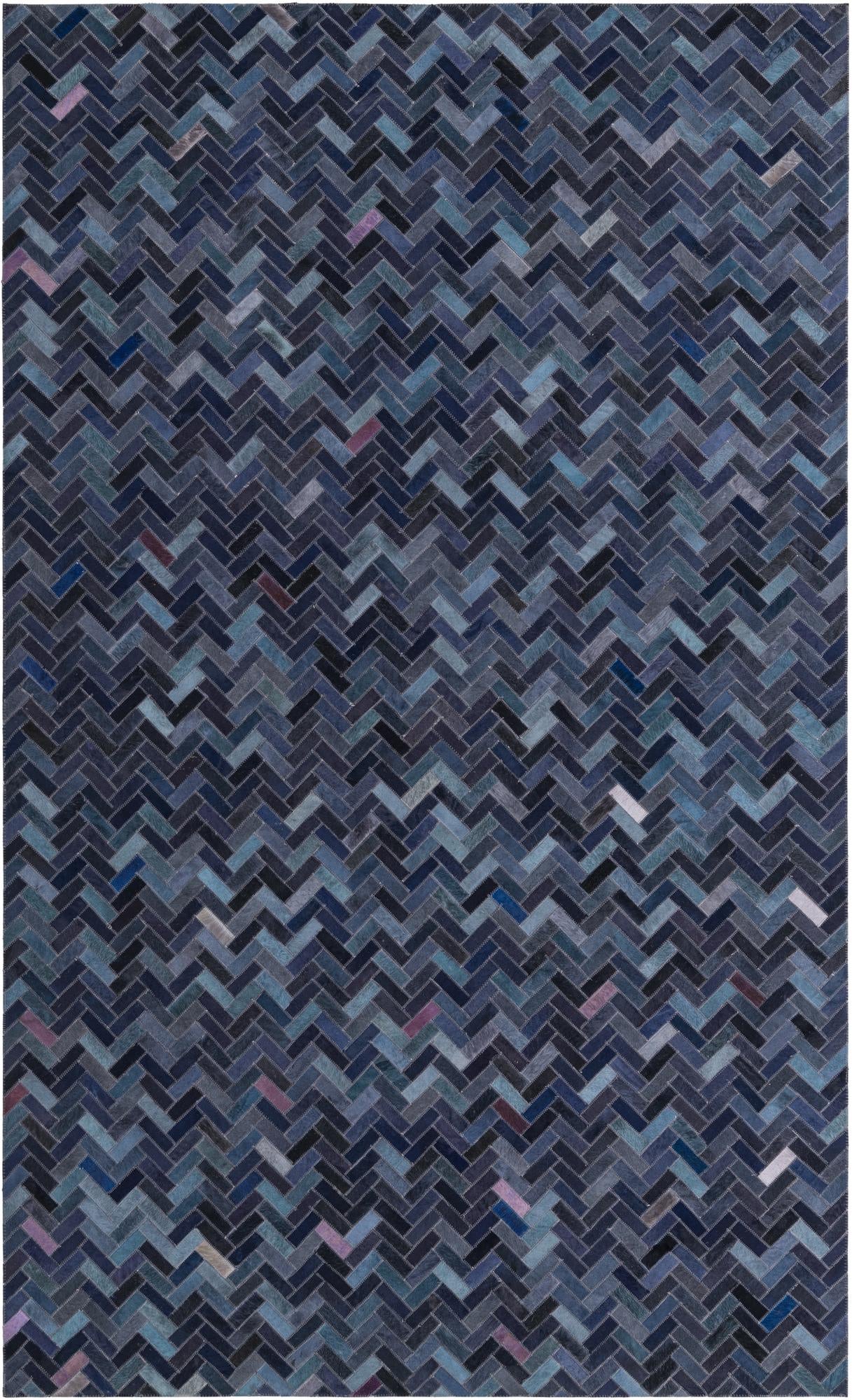 5' x 8' 3 Cowhide Rug