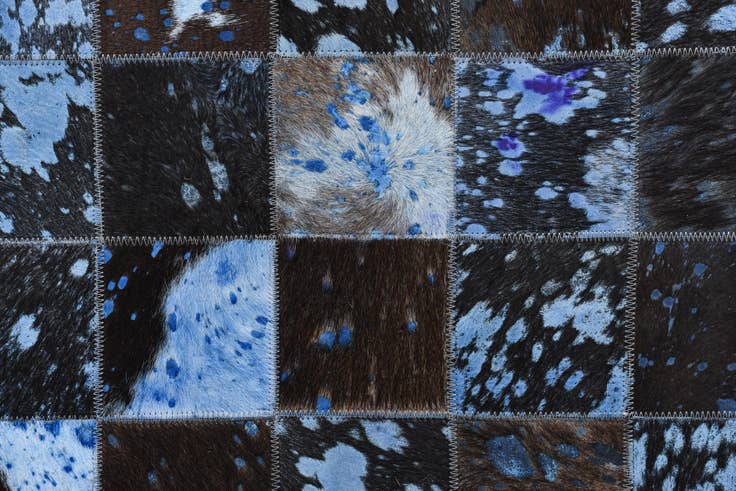 Detail image of 5' 3 x 7' 5 Cowhide Rug