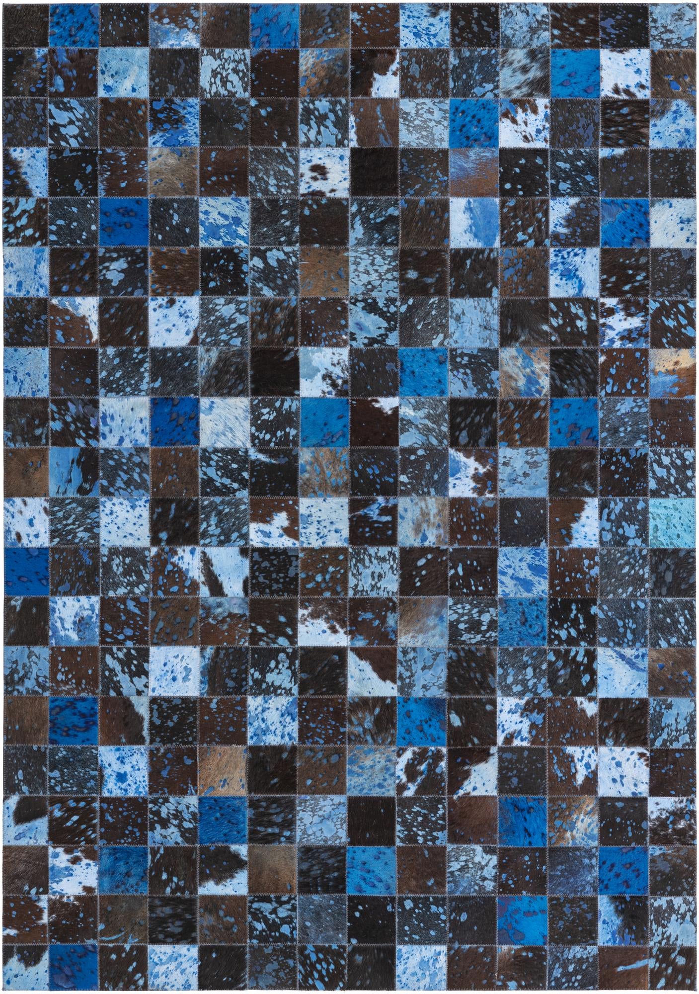 4' 7 x 6' 7 Cowhide Rug