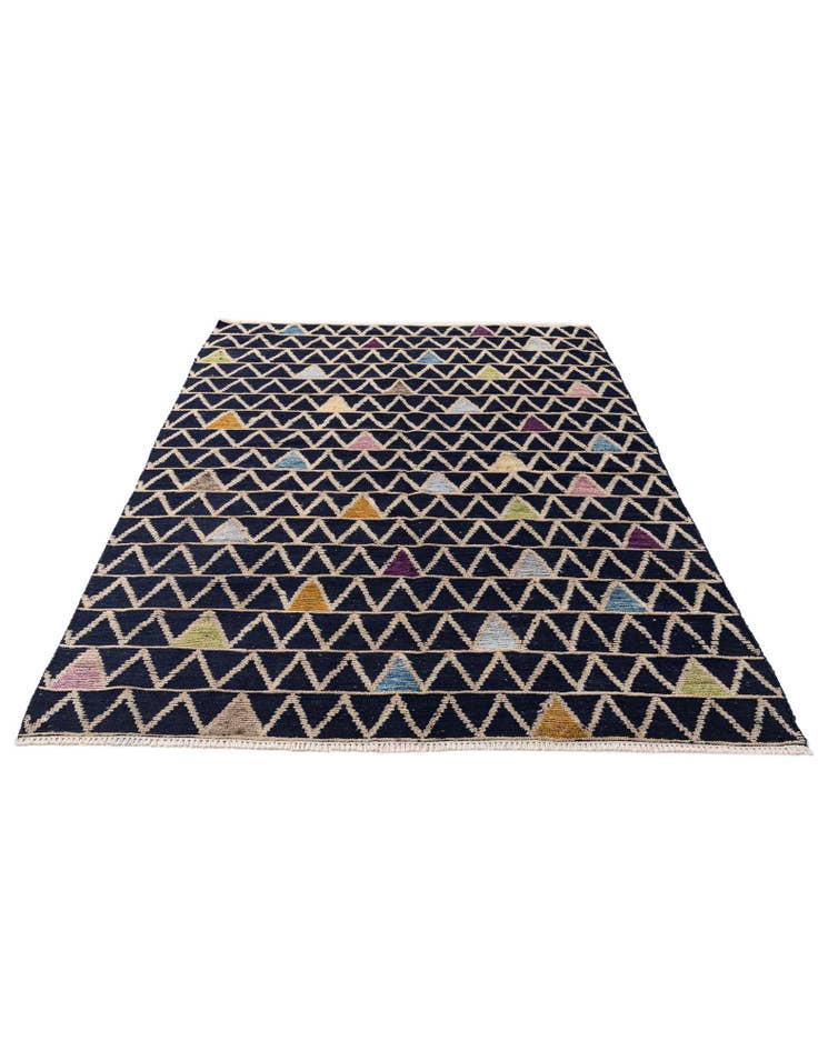 Detail image of 6' 3 x 8' 9  Hand Knotted Darya Wool Rug