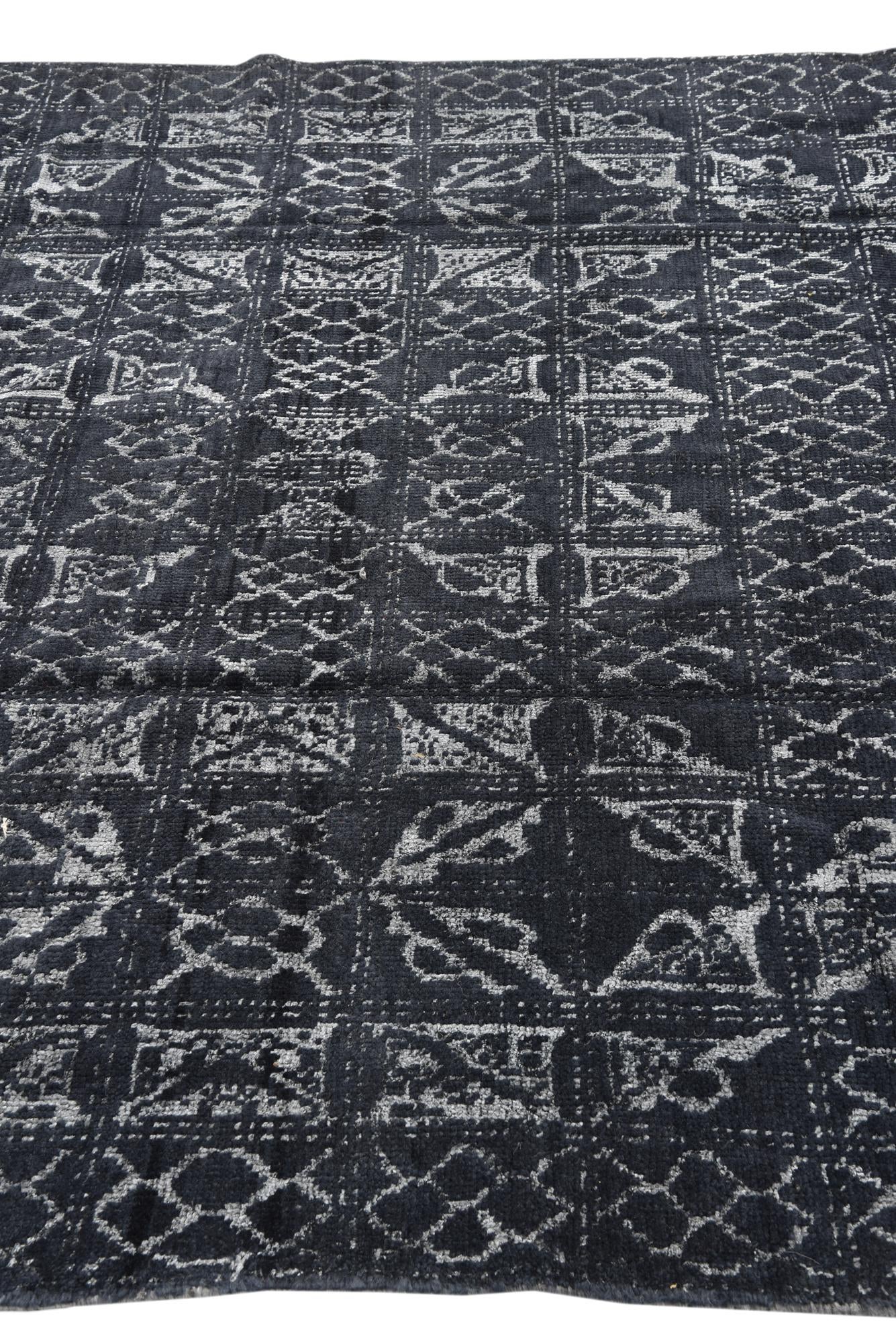 6' x 9' Hand Knotted Darya Rug