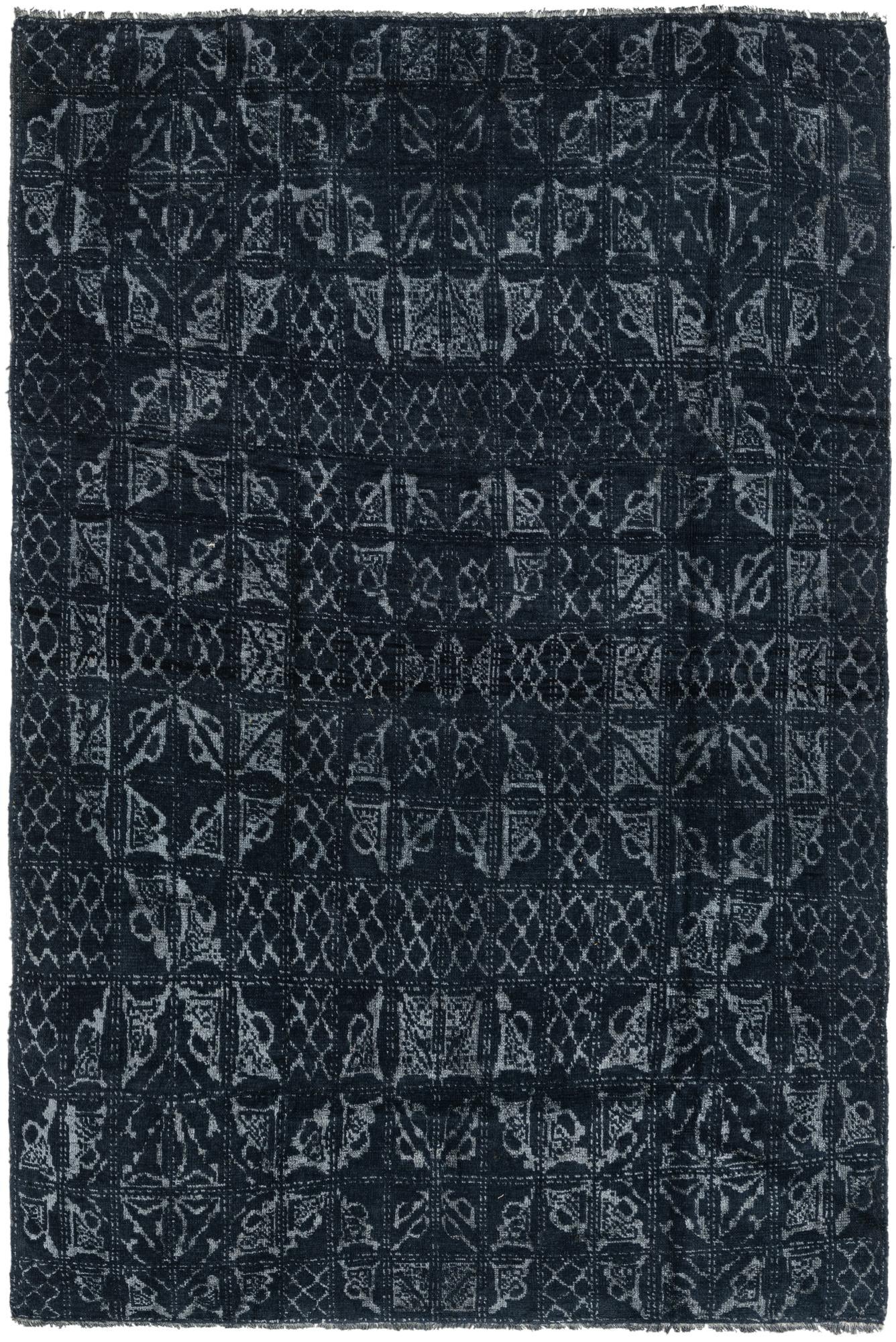 6' x 9' Hand Knotted Darya Rug