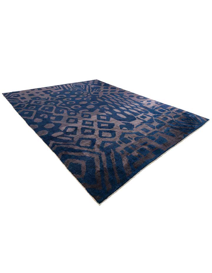 9' 6 x 12' 3 Hand Knotted Darya Wool Rug