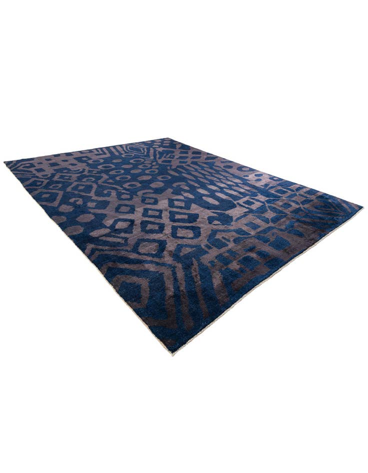 Detail image of 9' 6 x 12' 3 Hand Knotted Darya Wool Rug