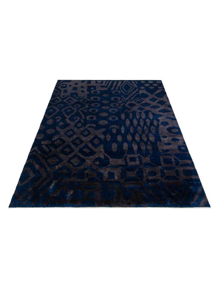 9' 6 x 12' 3 Hand Knotted Darya Wool Rug