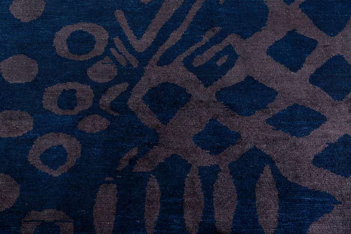9' 6 x 12' 3 Hand Knotted Darya Wool Rug