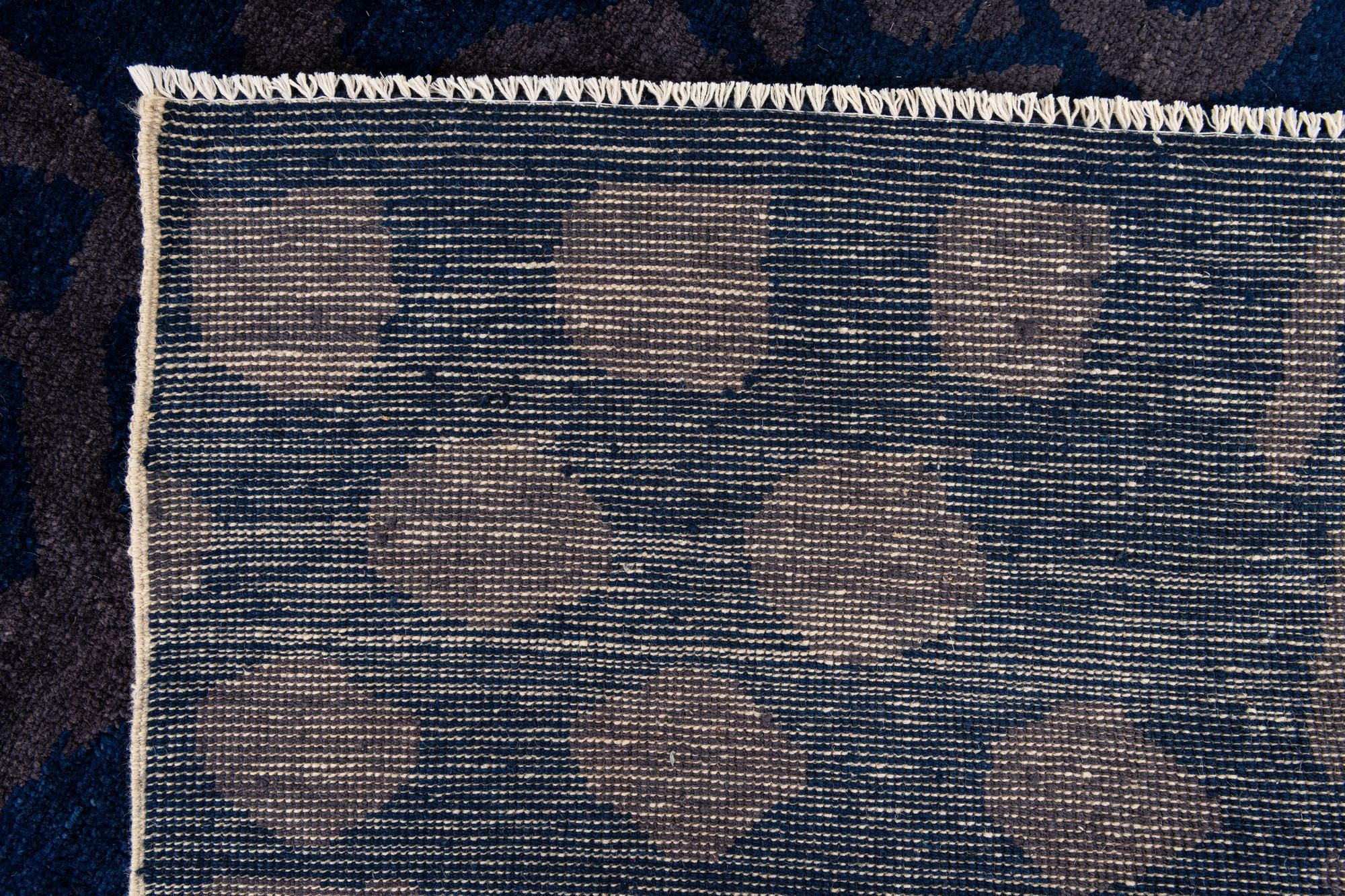 9' 6 x 12' 3 Hand Knotted Darya Wool Rug