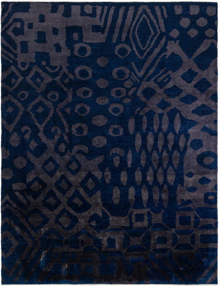 Detail image of 9' 6 x 12' 3 Hand Knotted Darya Wool Rug