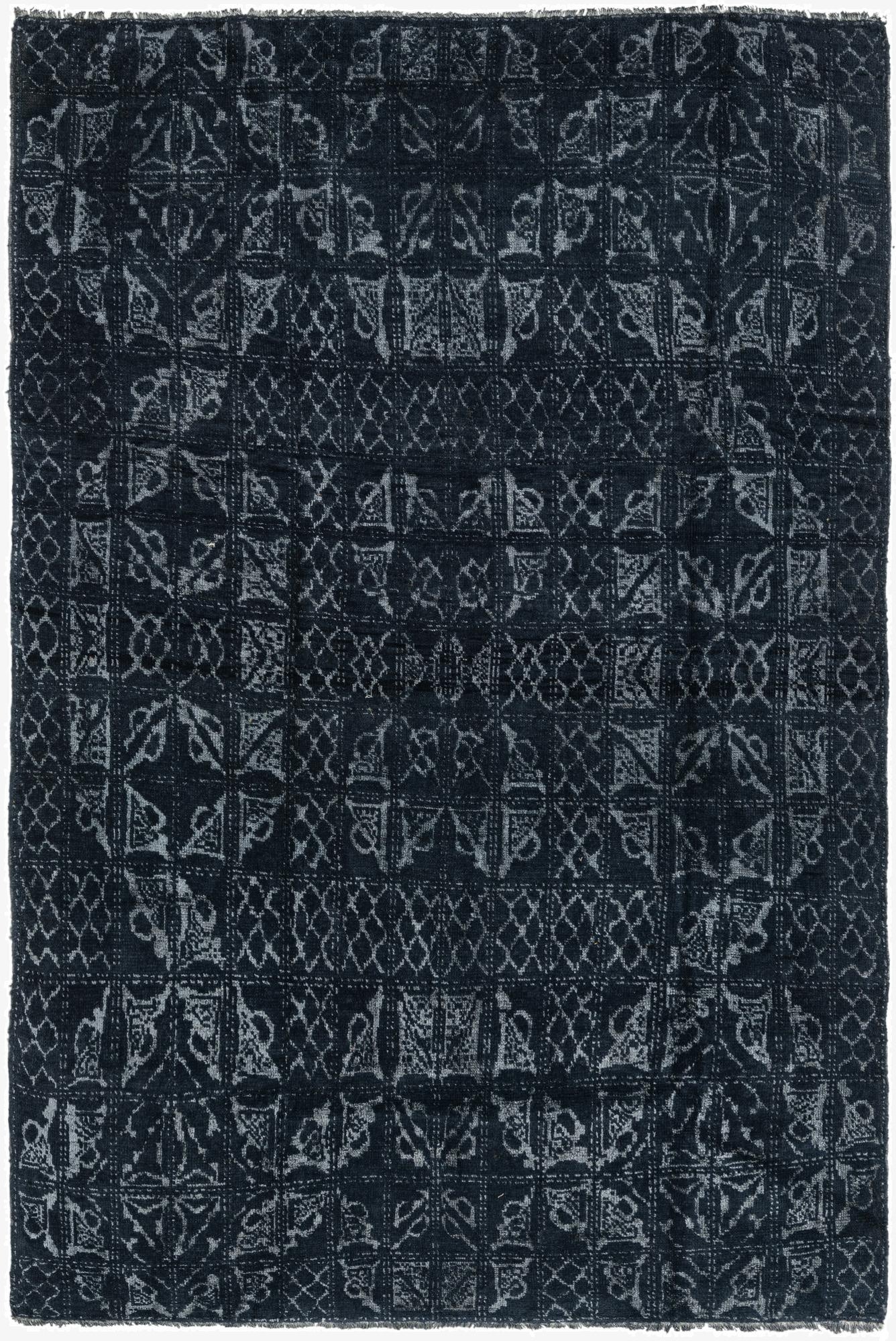 6' x 9'  Hand Knotted Darya Rug