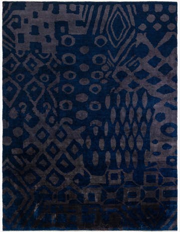 9' 6 x 12' 3 Hand Knotted Darya Wool Rug