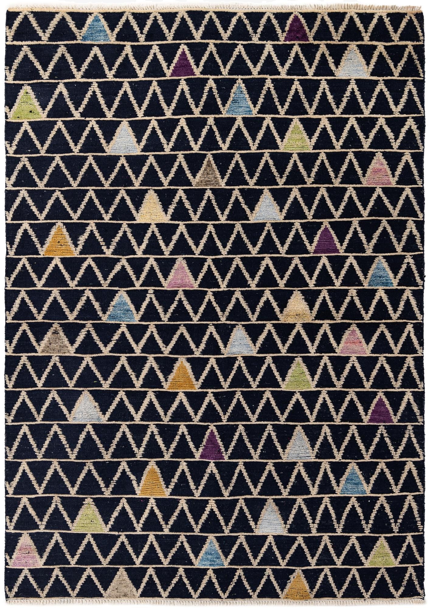 6' 3 x 8' 9  Hand Knotted Darya Wool Rug