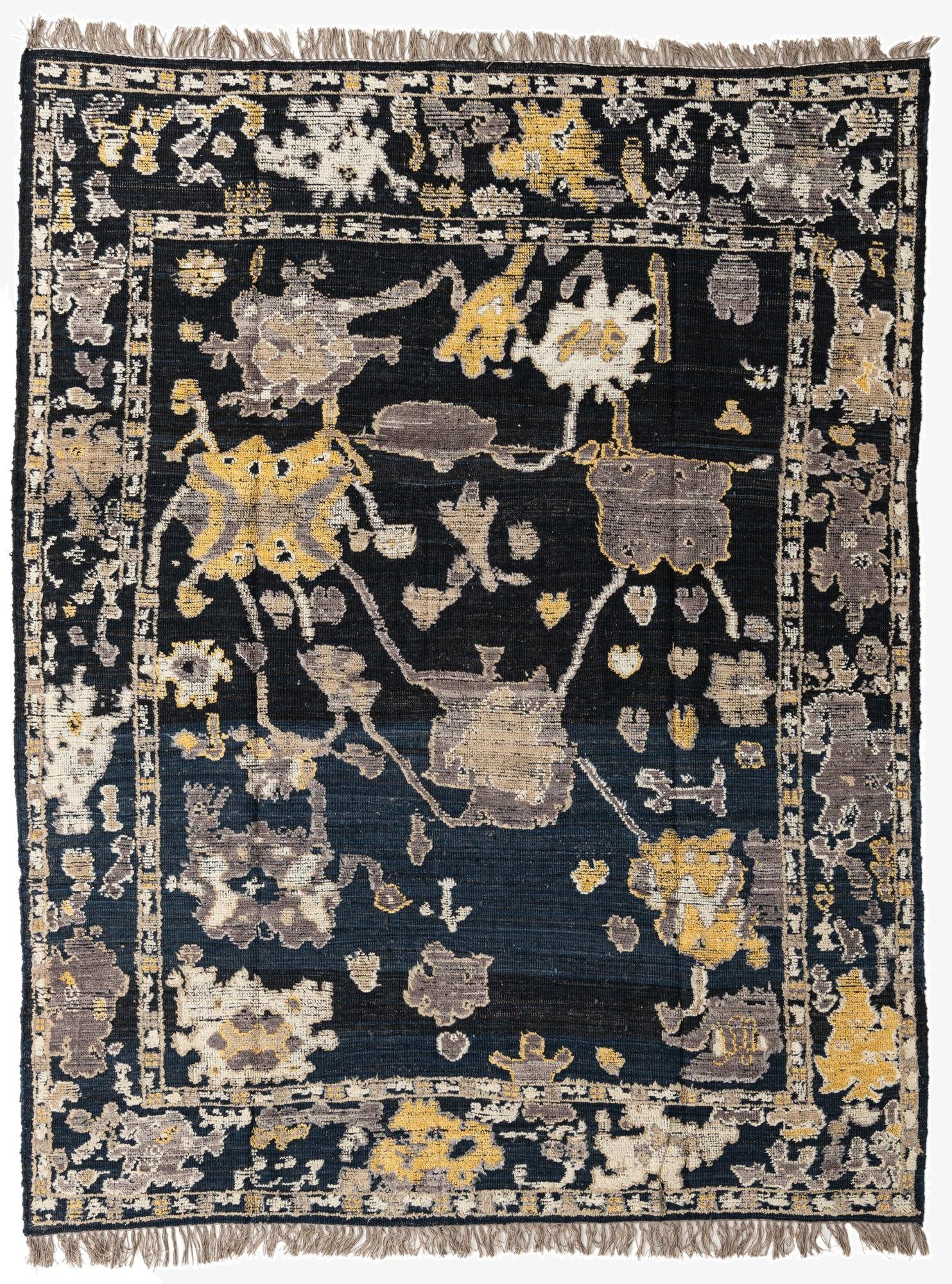 8' 1 x 10' 5  Hand Knotted Darya Wool Rug