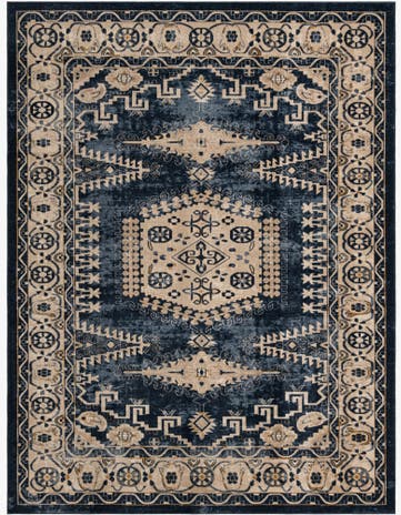 Dark Blue Eden Rug