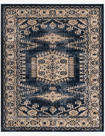 Dark Blue Eden Rug
