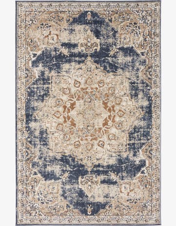 Dark Blue Eliza Rug