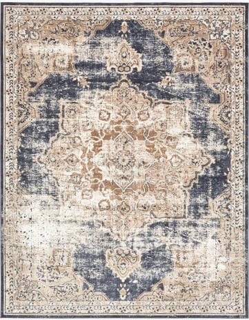 Dark Blue Eliza Rug