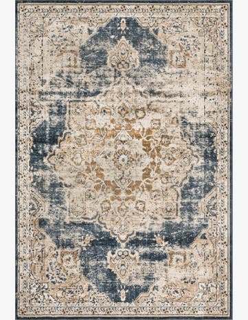 Dark Blue Eliza Rug