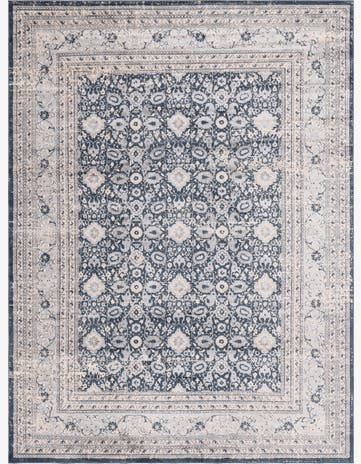 Dark Blue Estate Rug