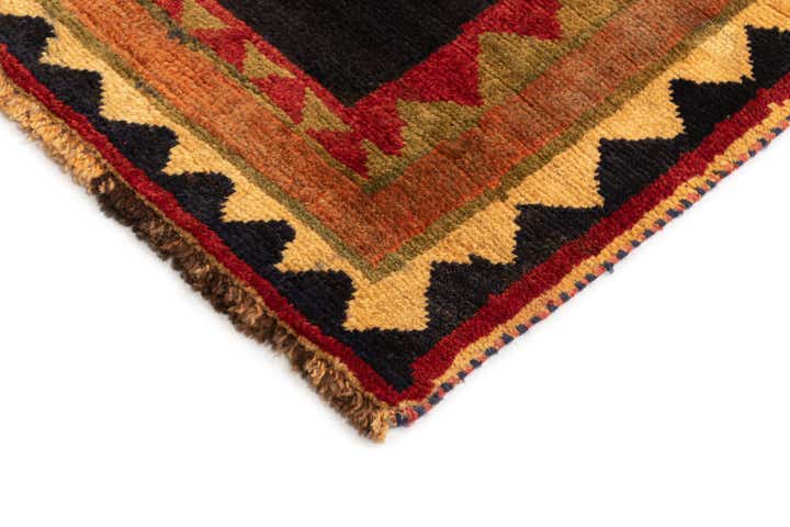4' 8 x 7' 10 Gabbeh Wool Rug