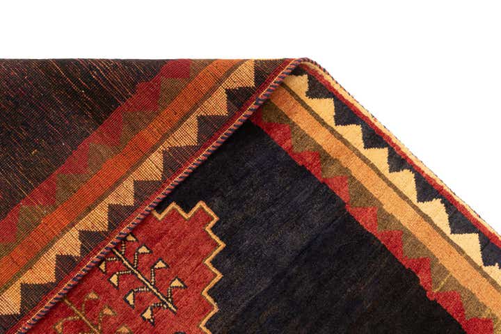 4' 8 x 7' 10 Gabbeh Wool Rug