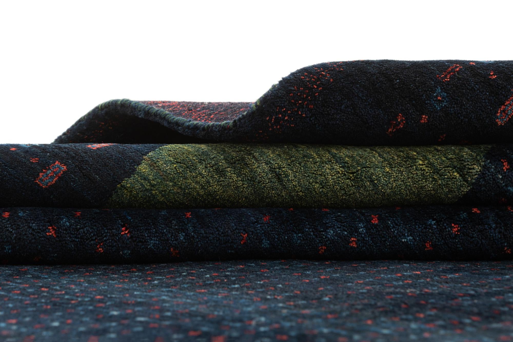 7' 1 x 9' 8 Gabbeh Rug