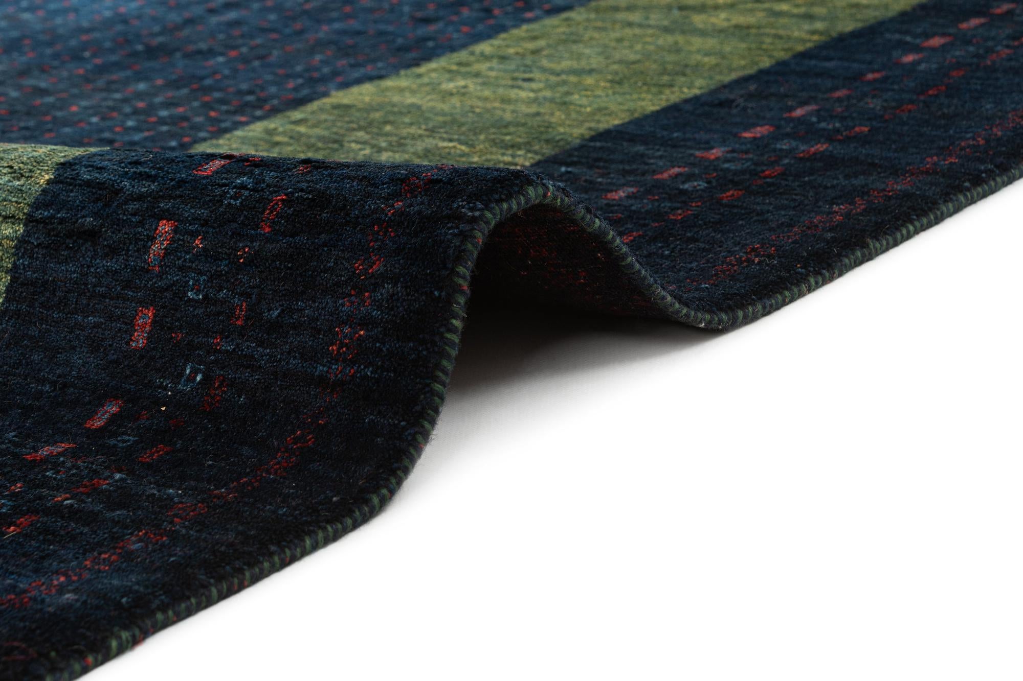 7' 1 x 9' 8 Gabbeh Rug
