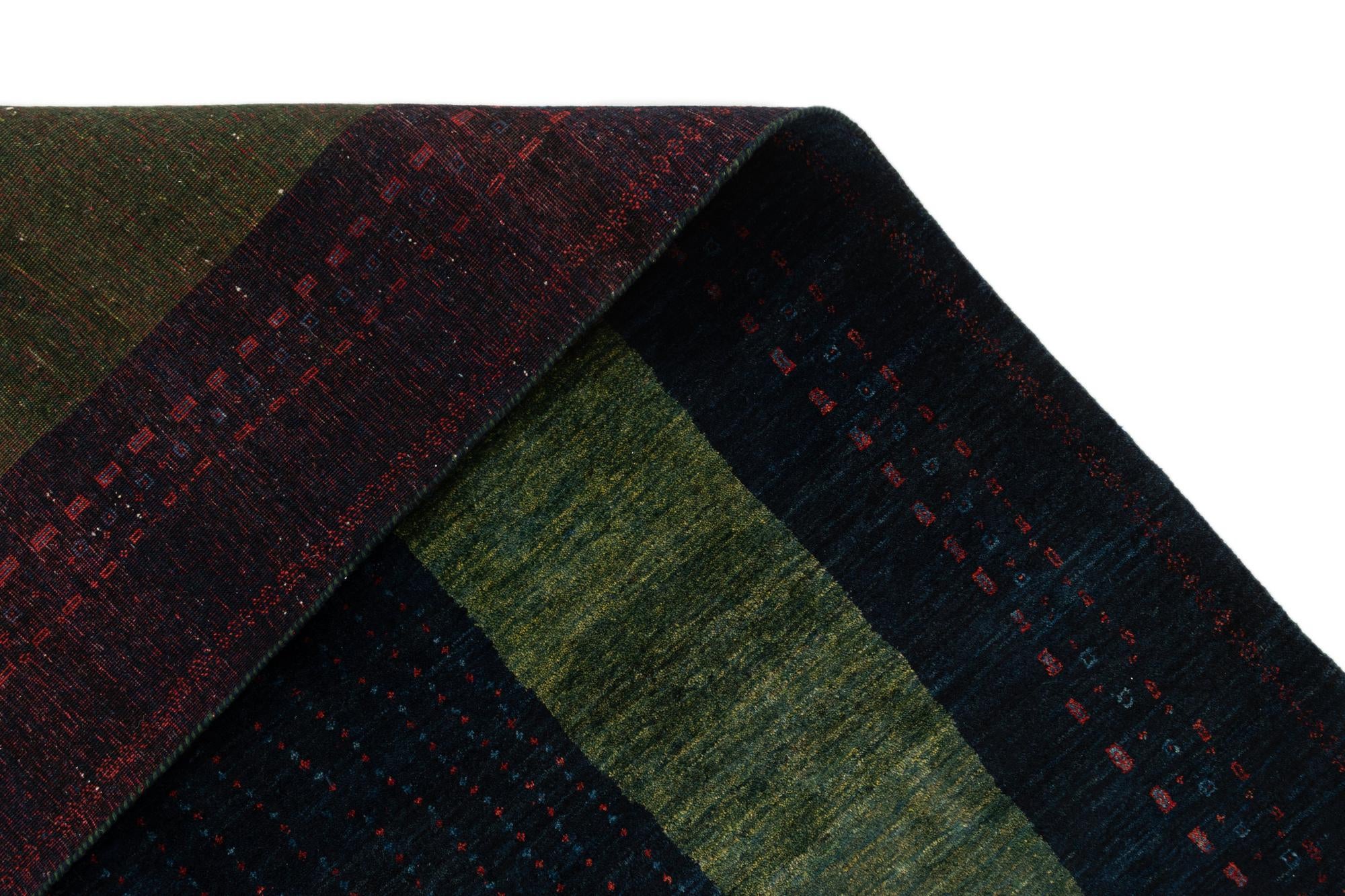 7' 1 x 9' 8 Gabbeh Rug