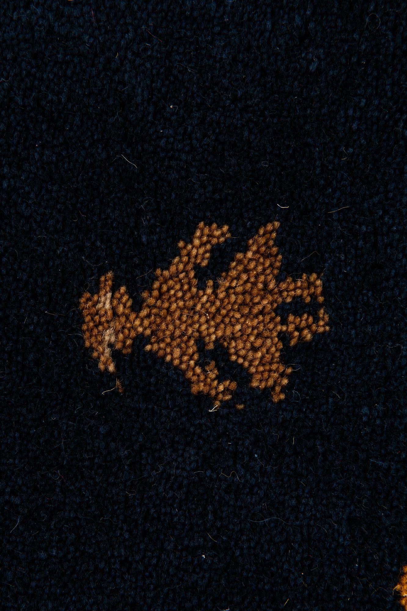 3' x 4' 11 Hand Knotted Gabbeh Wool Rug