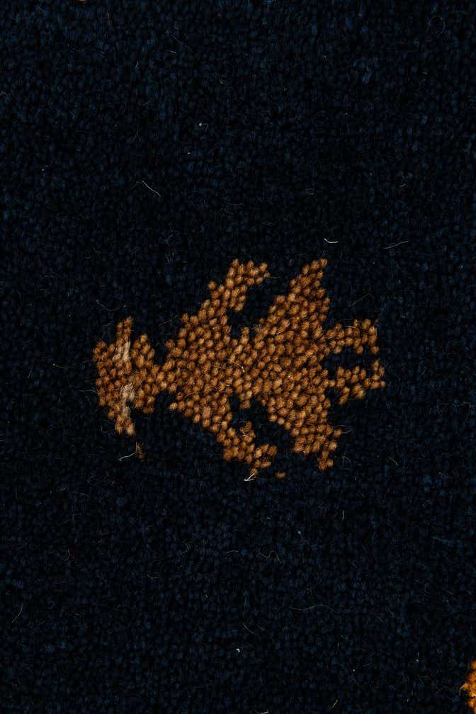 3' x 4' 11 Hand Knotted Gabbeh Wool Rug