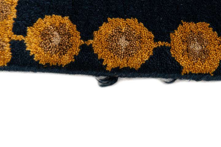 3' x 4' 11 Hand Knotted Gabbeh Wool Rug