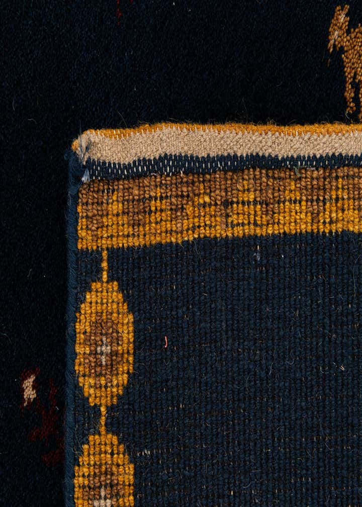 3' x 4' 11 Hand Knotted Gabbeh Wool Rug